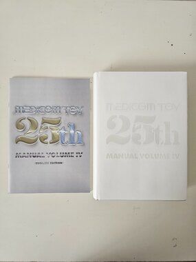 Medicom Toy 25th Anniversary Book Manual Volume IV Bearbrick Hardcover Softcover